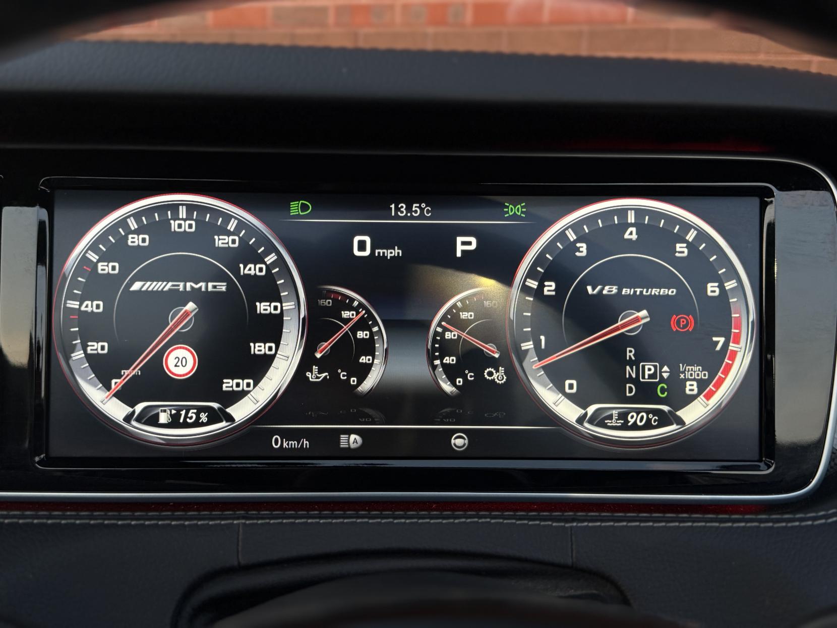 Mercedes-Benz S Class 5.5 S63 V8 AMG S Cabriolet 2dr Petrol SpdS MCT Euro 6 (s/s) (585 ps)